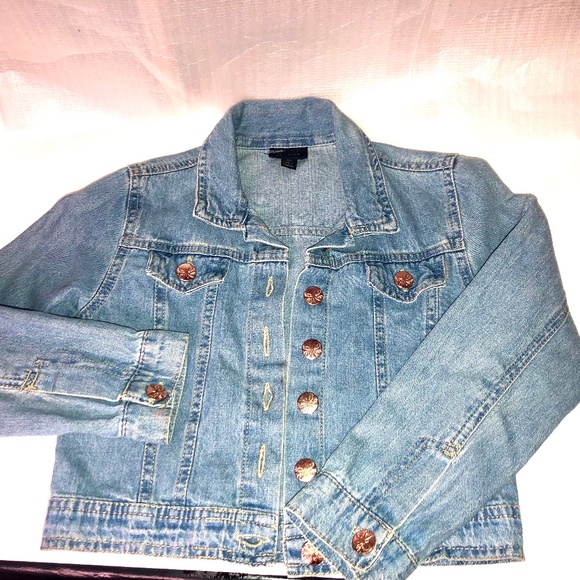 Picapino Denim Girls Jean Jacket Size 6X - Picture 1 of 7